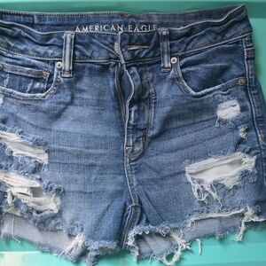 American Eagle Outfitters Women's Blue Denim Shorts